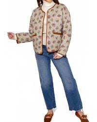 Thml - Floral Quilted Jacket - Lyst