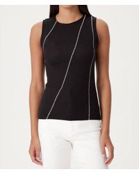 Goldie - Shell Top With Outside Seams - Lyst