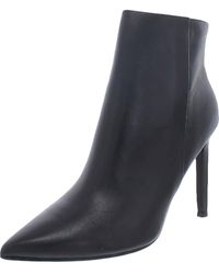 Nine West - Tennon Leather Pointed Toe Ankle Boots - Lyst