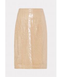 MILLY - Adley Sequin Skirt - Lyst