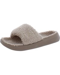 Ryka - Aimi Cozy Faux Fur Lined Slip On Slide Sandals - Lyst