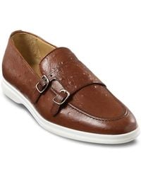 Paul Fredrick - Zeke Monk Strap Loafer - Lyst