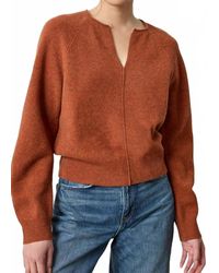 Lilla P - Split Neck Raglan Pullover - Lyst