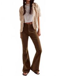 Free People - Jayde Cord Flare Jeans - Lyst
