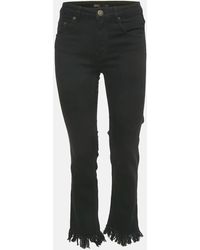 Maje - Denim Raw Edge Jeans M Waist - Lyst