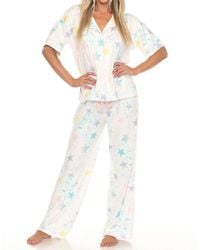 Pj Salvage - Star Splatter Pajama Set - Lyst