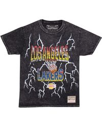 Mitchell & Ness - Nba Vintage Lightning Lakers T-shirt - Lyst