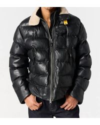 Parajumpers - Gian Leather Jacket - Lyst