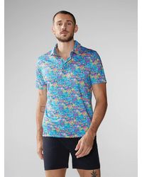 Chubbies - The Tropical Bunch Polo Shirt Collared Performance Red258 - Lyst