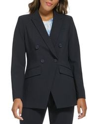 Calvin Klein - Notch Collar Suit Separate Double-breasted Blazer - Lyst