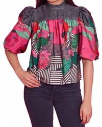 Alden Adair - Mel Mock Neck Top - Lyst