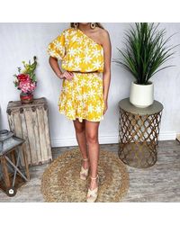 ..,merci - Floral One Shoulder Top And Skirt Set - Lyst