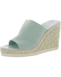 Vince Camuto - Brissia Open Toe Slip On Wedge Sandals - Lyst