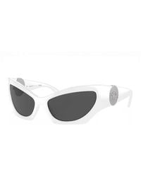 Versace - Sunglasses Cat Eye Full Rim, Frame And Dark Lens Ve4450541787 - Lyst