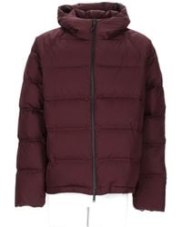 Monobi - Puffer Jacket With Horizontal Quilting And High Collar - Lyst
