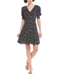 Madewell - V-Neck Button-Front Mini Dress - Lyst