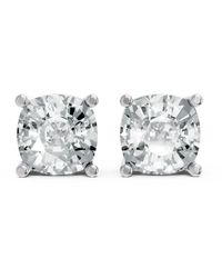 AAMIAA - Cushion Shape 4 Prong Push Back Studs - Lyst