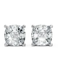 AAMIAA - Cushion Shape 4 Prong Push Back Studs - Lyst