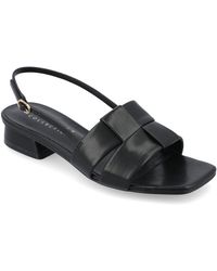 Journee Collection - Journee Tabatha Medium And Wide Width Flat Sandals - Lyst