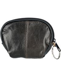 CTM - Leather Compact Zipper Coin Pouch Wallet - Lyst