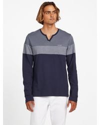 Guess - Stetson Split Long-Sleeve Tee - Lyst