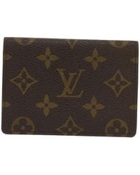 Louis Vuitton - Porte Carte Simple Canvas Wallet (pre-owned) - Lyst