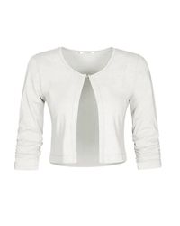 Dolcezza - Basic Essential Front Tie Cardigan - Lyst