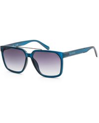 Guess - 60mm Blue Sunglasses Gf0253-90a - Lyst