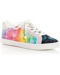 Kurt Geiger - Lexi Tie-dye Lace-up Casual And Fashion Sneakers - Lyst