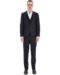 Tagliatore - Bruce Line Smoking Jacket With Wool-Silk Vest - Lyst