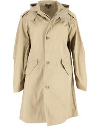 A.P.C. - A. P.C. Hooded Parka Coat - Lyst