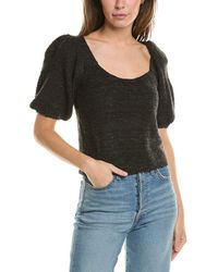 Saltwater Luxe - Puff Sleeve Sweater - Lyst