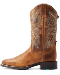 Ariat - Round Up Zip Back Boot - Lyst