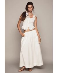 ALIGNE - Natalie Poplin Maxi Skirt - Lyst