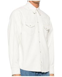 Bally - Denim Button Down Shirt - Lyst