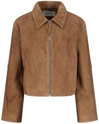 Low Classic - Goat Suede Jacket - Lyst