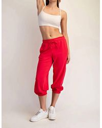 Rae Mode - French Terry Cropped Jogger Pants - Lyst