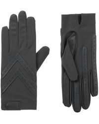 Isotoner - Smartdri Chevron Shortie Touchscreen Gloves - Lyst