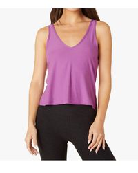 Beyond Yoga - Featherweight Double V Tank - Lyst