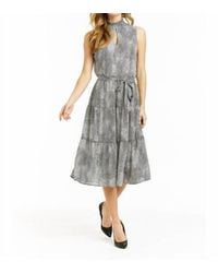 Drew - Tiger Crepe Samantha Dress - Lyst