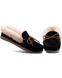 Minnetonka - Alpine Sheepskin Moccasin - Lyst