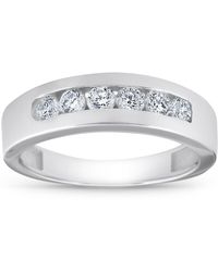 Pompeii3 - 1ct Channel Set Diamond Wedding Ring - Lyst