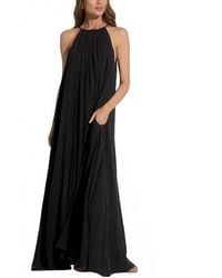 Elan - Halter Maxi Swim Cover Up Dress - Lyst