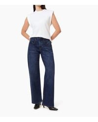 Rabitual Habitual Blaine High Rise Straight Jean in Gray | Lyst