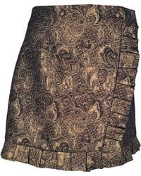 Sandro - Sandro Graphic Print Mini Skirt - Lyst