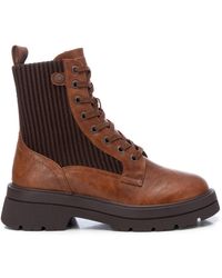 Refresh - Lace-Up Booties By Xti - Lyst