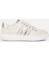 LONDON RAG - Claude Faux Leather Back Panel Detail Sneakers - Lyst