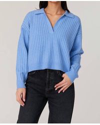 French Connection - Vhari Johnny Collar Sweater - Lyst