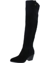 MICHAEL Michael Kors - Suede Pointed Toe Over-the-knee Boots - Lyst