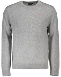 Napapijri - Elegant Woolen Embroide Sweater - Lyst